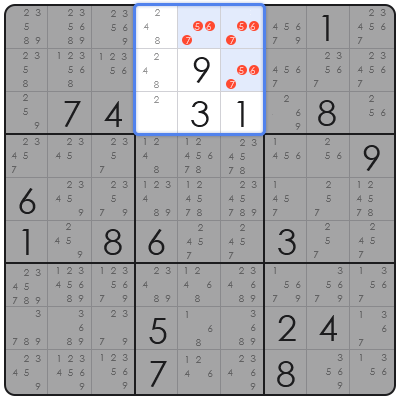 sudoku x wing explanation